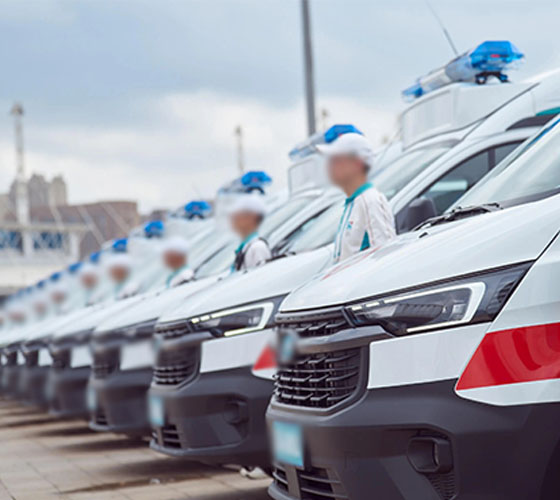 肃北服务车队展示